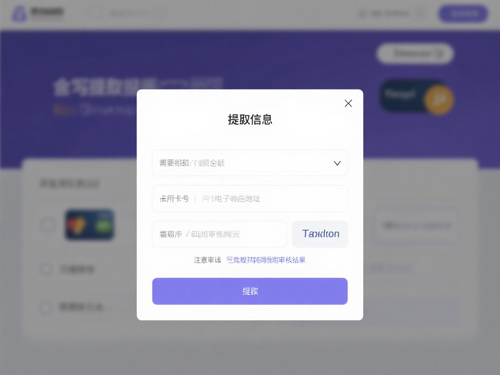 3.&nbsp;填写提款信息
在提款页面，输入所需的相关信