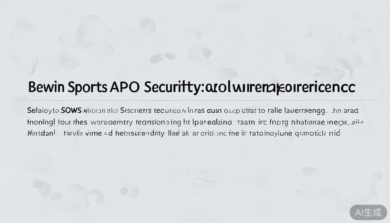 必威体育APO平台安全保障与用户体验全面提升策略